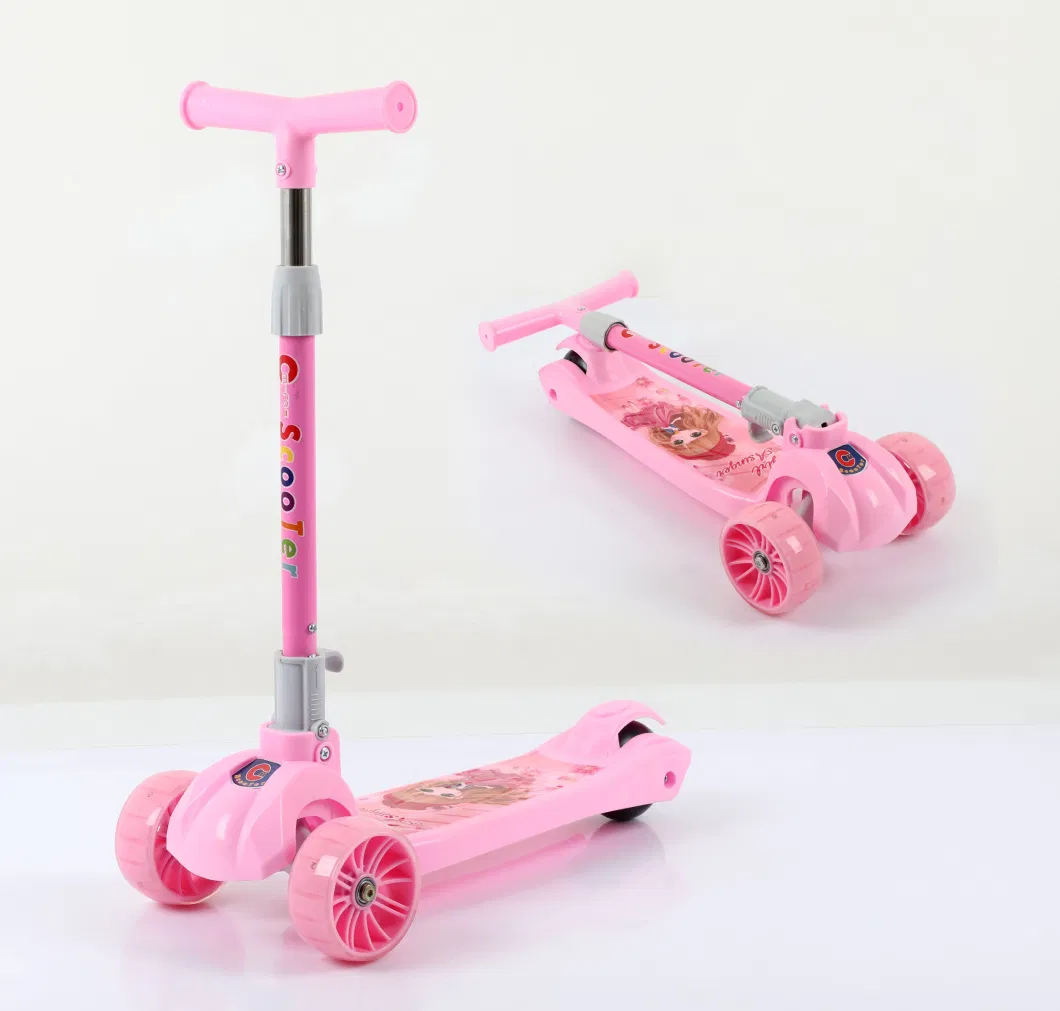 China Supplier Cheap Boys Girls Cool Kids Scooter Foldable Outdoor Baby Toy Kick Scooter