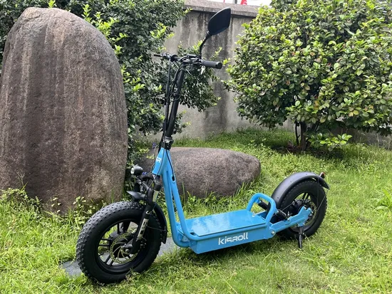 China Price Powerfu Electrico Fat Tire E Scooter Electro Big Wheel Kick Electric Scooter 