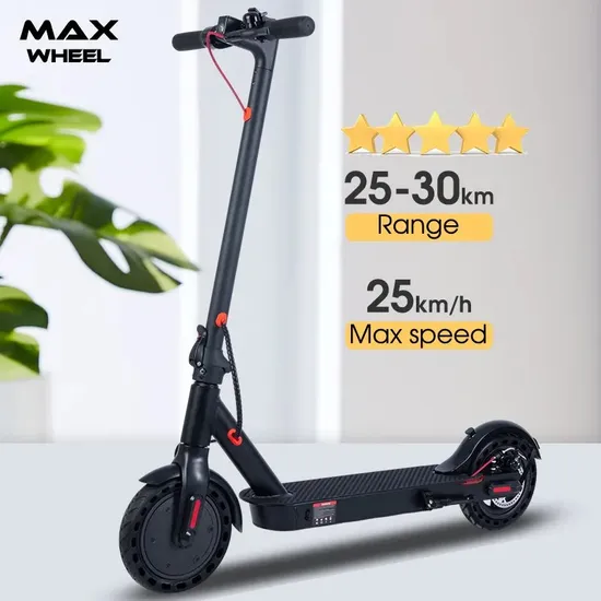 15+ Years Factory Maxwheel 2024 New E9 PRO M365 E Kick Mobility Mini Portable Folding Adult Electric Scooter 
