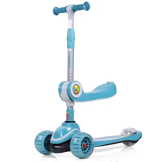 New Sitting and Skating Children′s Scooter/Multiple Colors/Outdoor Toy Scooter 