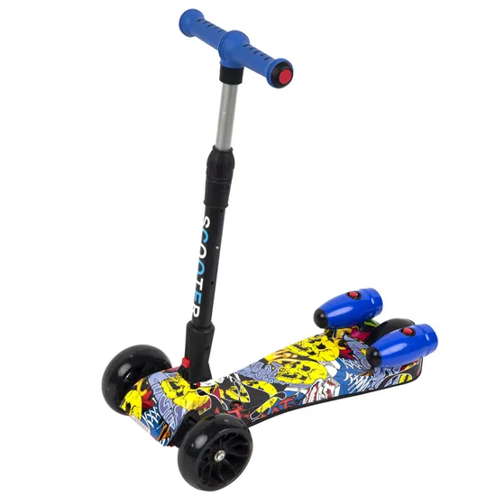 Mini Spray Music 3 Wheels Kick Scooter 