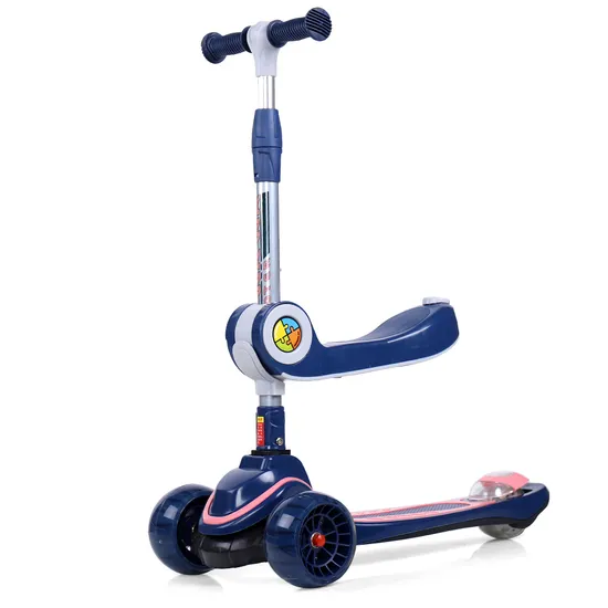 Multi Functional Children′s Scooter/Foldable/with Music, Lighting/PU Flash Wheels/Entertainment Scooter Toys 