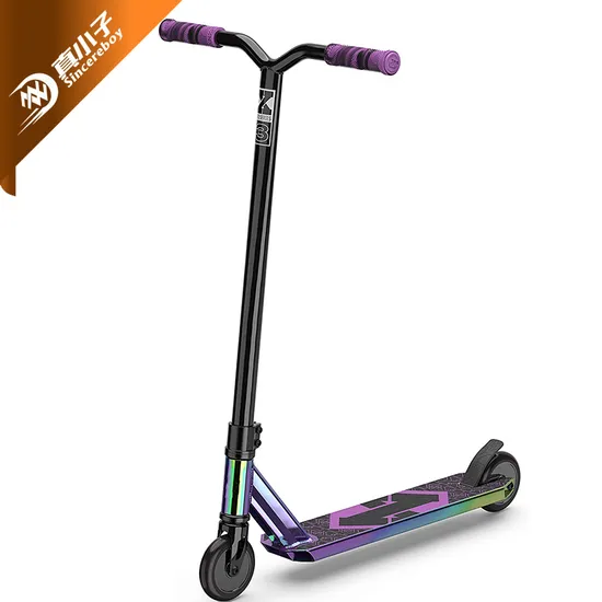 New Two Wheel Kids Adult Kick Scooter 360 Rainbow Neo Chrome Trick Stunt Free Style PRO Scooter Wheels 110mm 